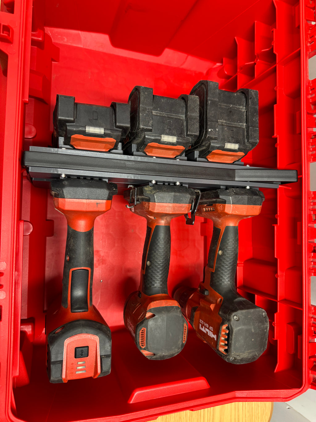 ProKit Medium Storage Case Organiser 3 Tool 3 Battery